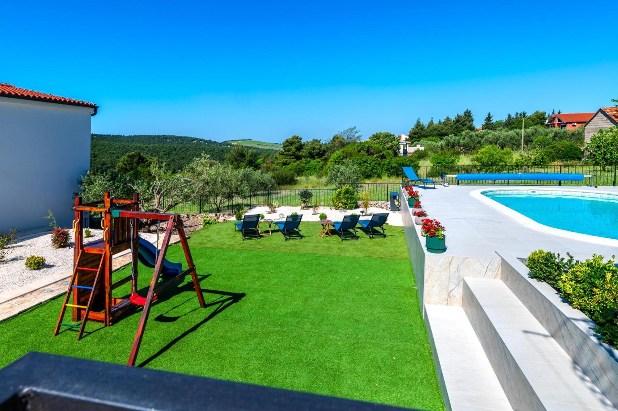 Villa Plenca - Heated Pool ! Sibenik Luaran gambar