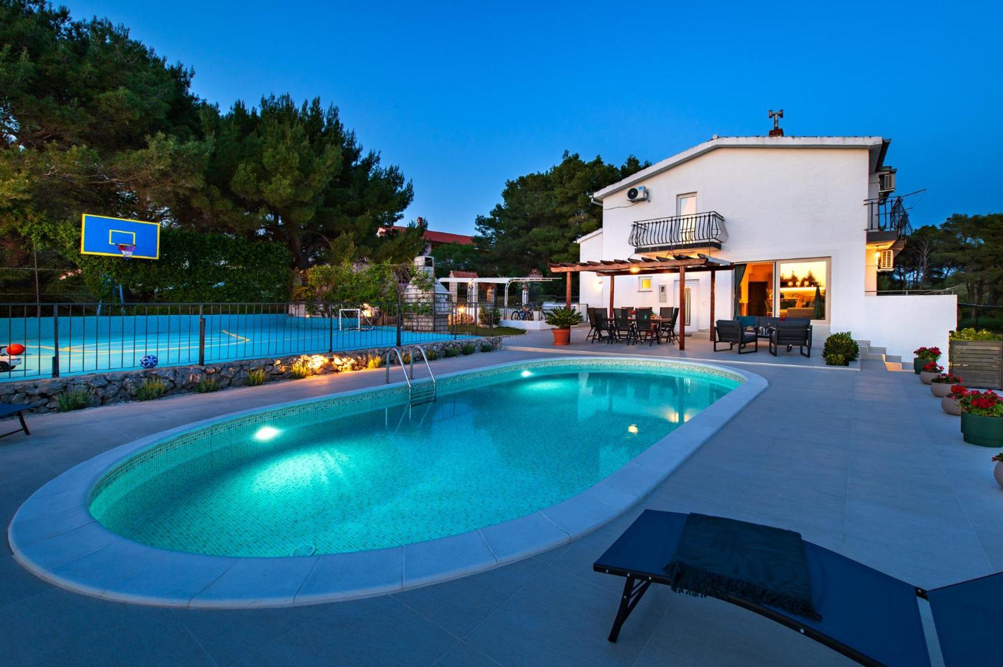 Villa Plenca - Heated Pool ! Sibenik Luaran gambar